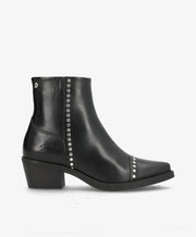 CARMINA SI - Sort læder - Western støvler Dame