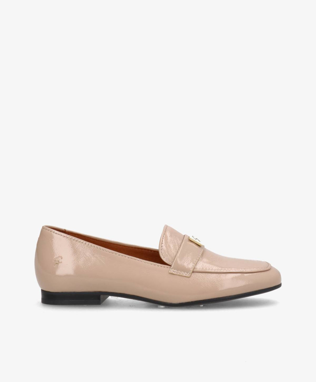 Beige laklæder loafers fra Shoedesign Copenhagen.