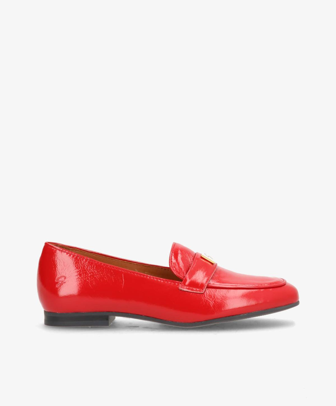 Rød laklæder loafer fra Shoedesign Copenhagen.