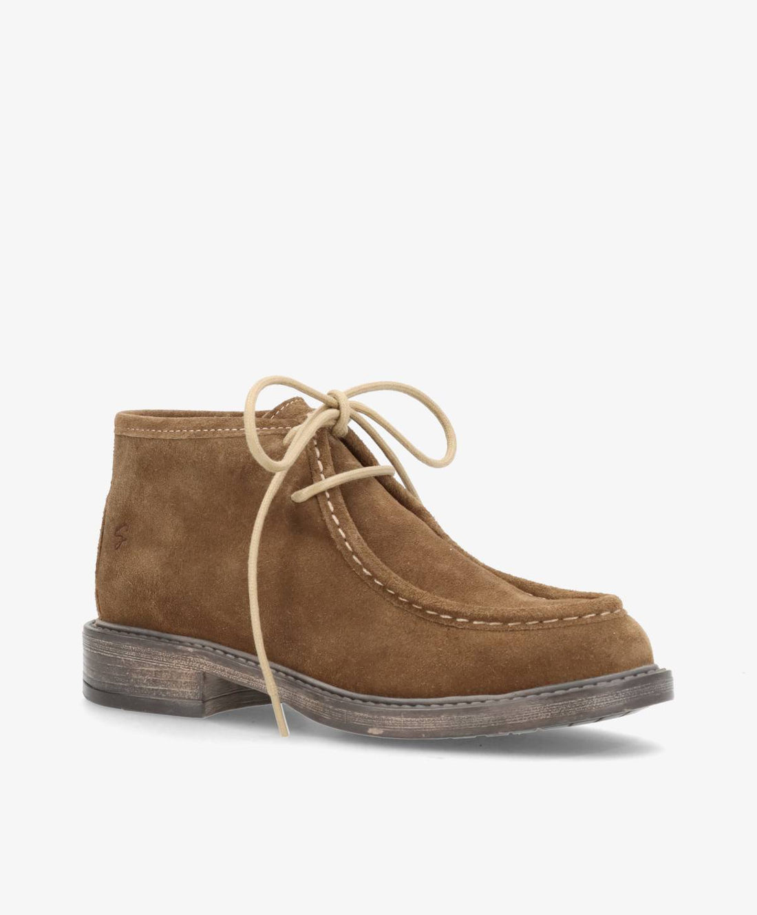 MOANA S - Mørk beige ruskind - Ankelstøvler Dame