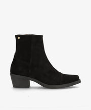 PREORDER - CARMINA S - Sort ruskind - Western støvler Dame