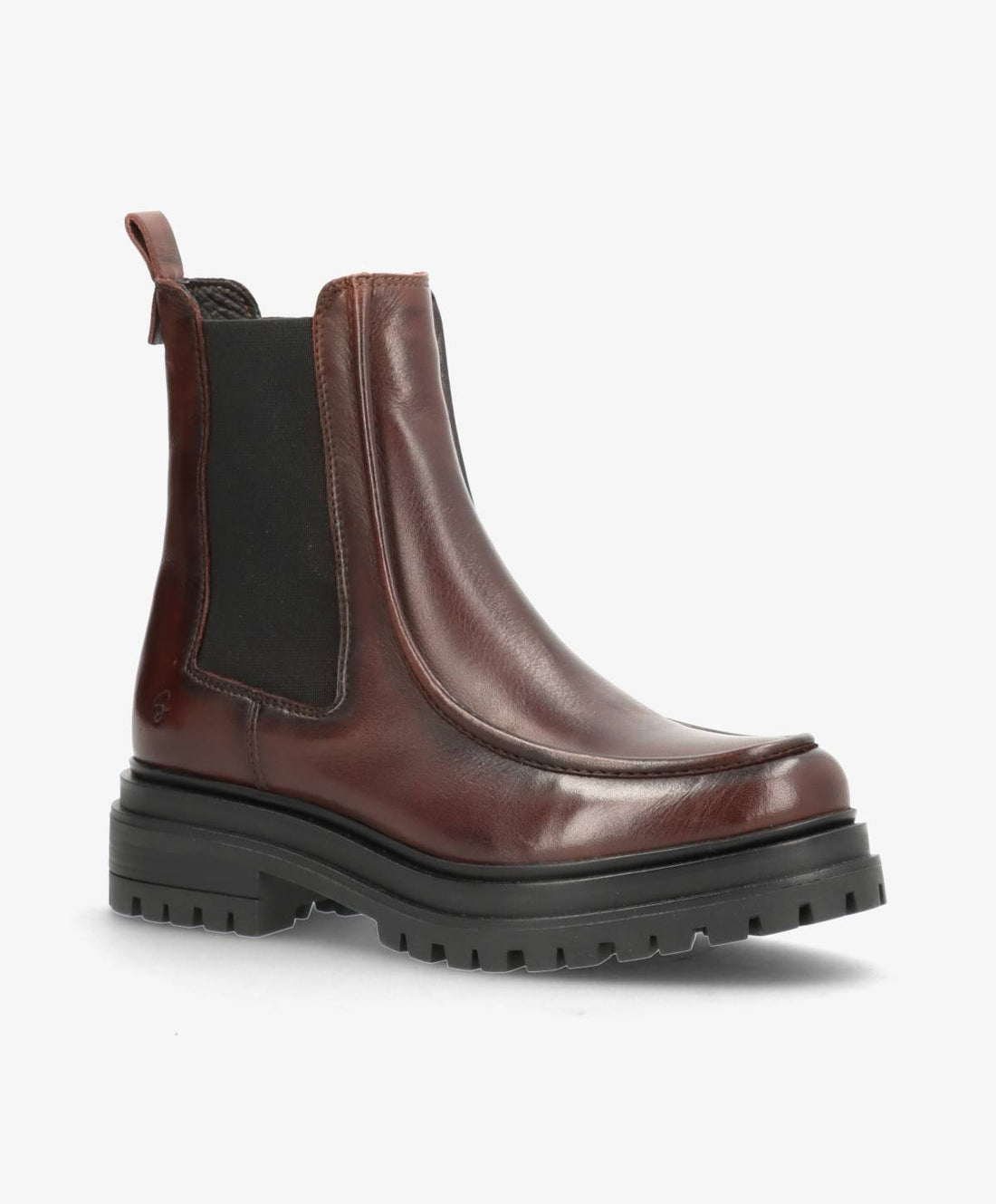 DAGONA - Mørkebrun læder - Chelsea støvle Dame