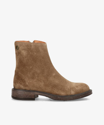 DAYTON S - Mørk beige ruskind - Ankelstøvle Dame