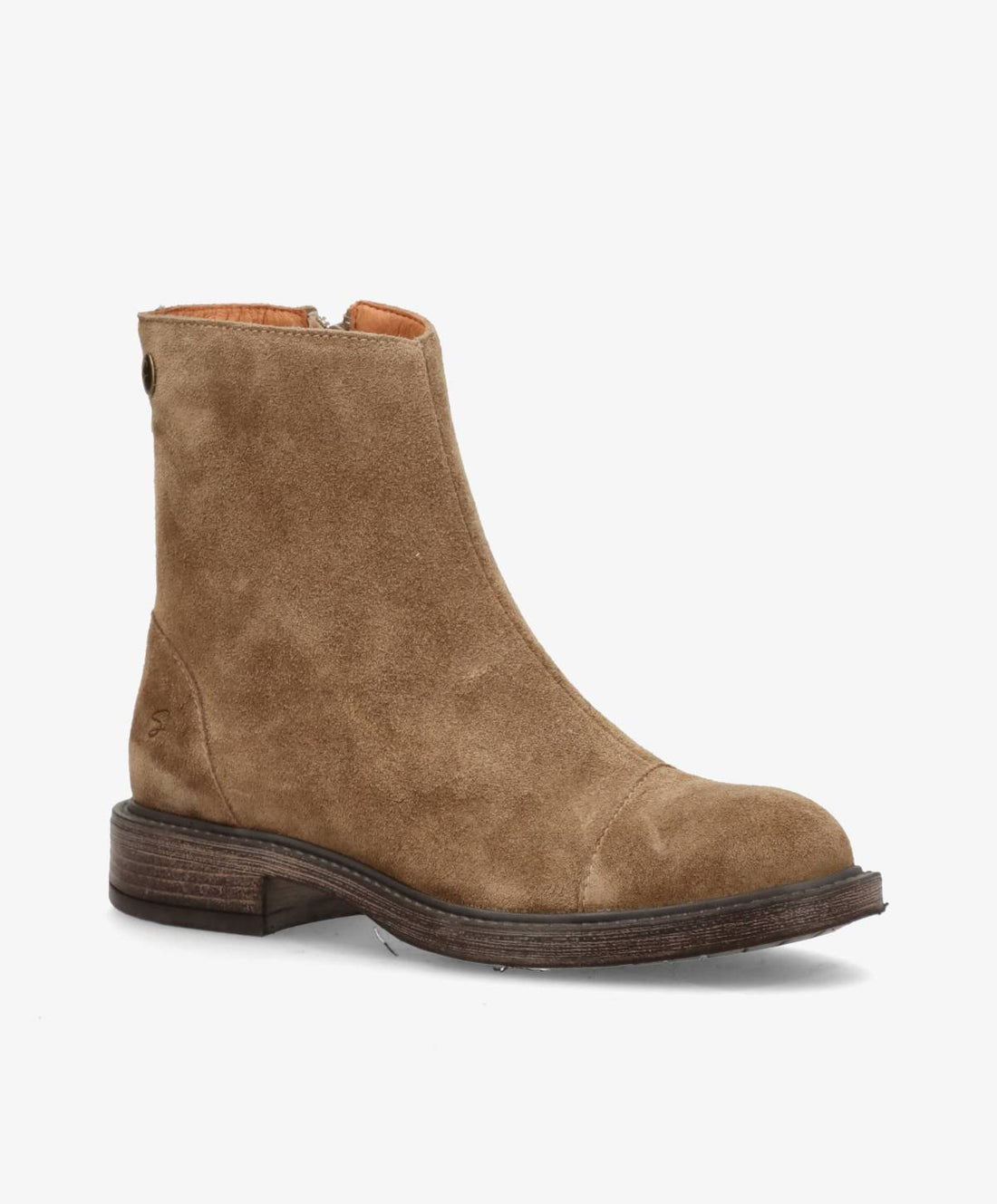 DAYTON S - Mørk beige ruskind - Ankelstøvle Dame