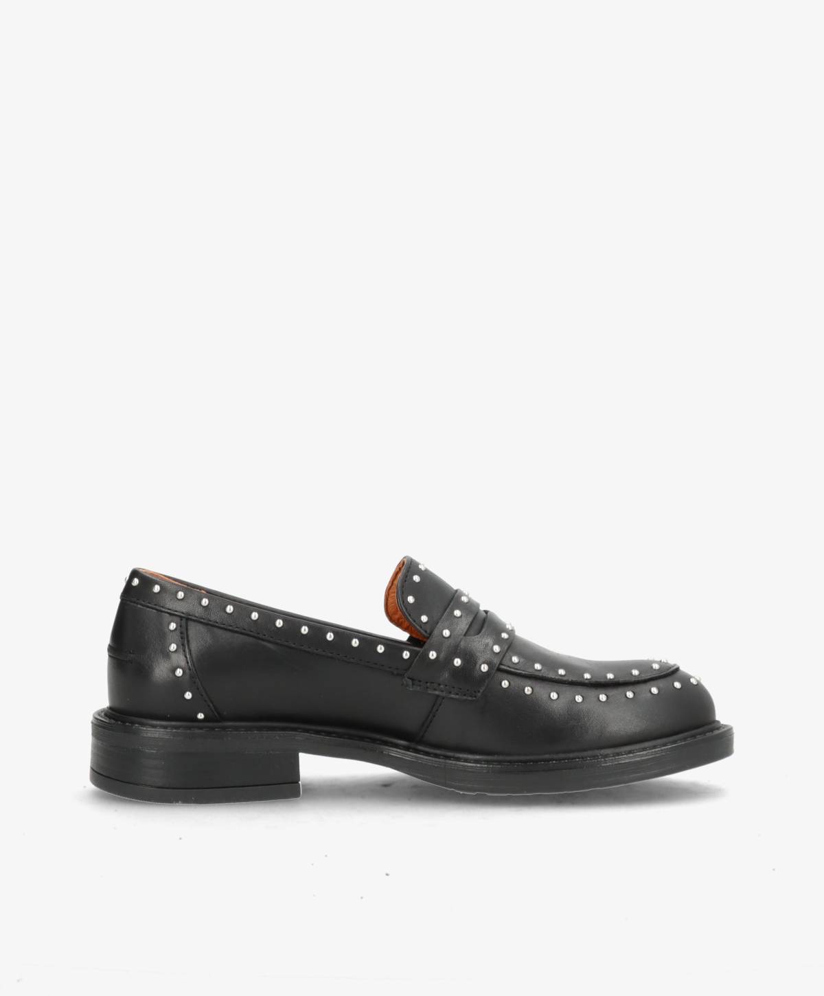 LASHES - Sort læder - Loafers Dame