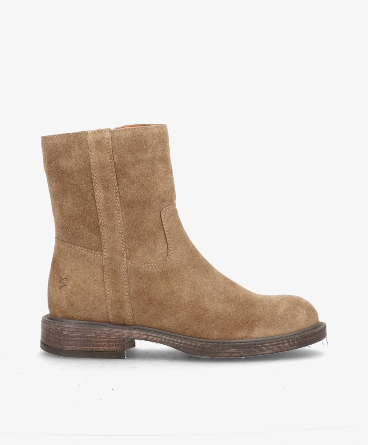 MATTIE S - Mørk beige ruskind - Høje støvler Dame