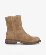 MATTIE S - Mørk beige ruskind - Høje støvler Dame
