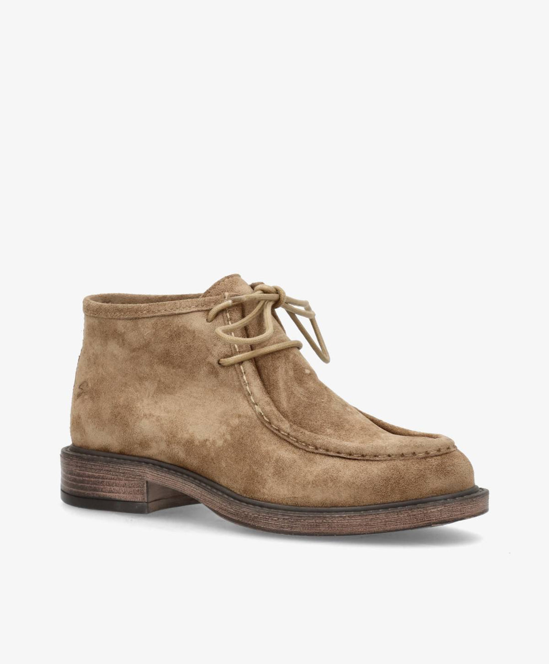 MOANA S - Mørk beige ruskind - Ankelstøvler Dame