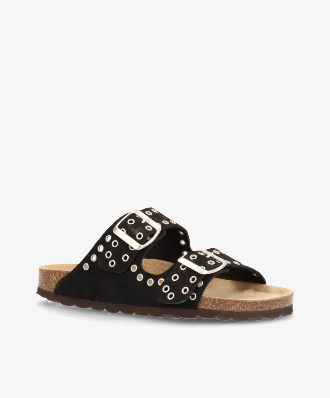 SKYLAR S - Sort ruskind - Sliders Dame