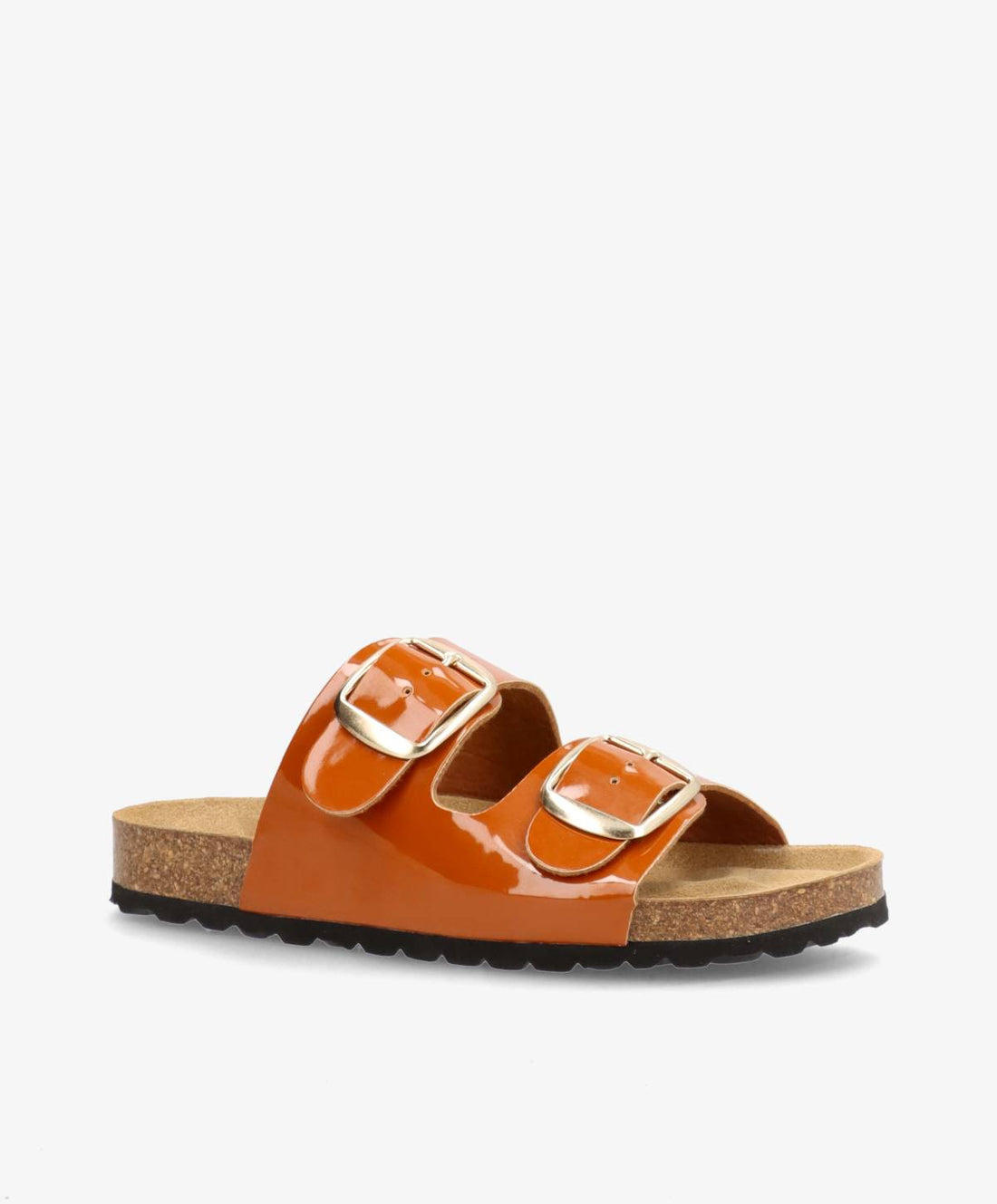 TOPIC P - Cognac lak - Sliders Dame