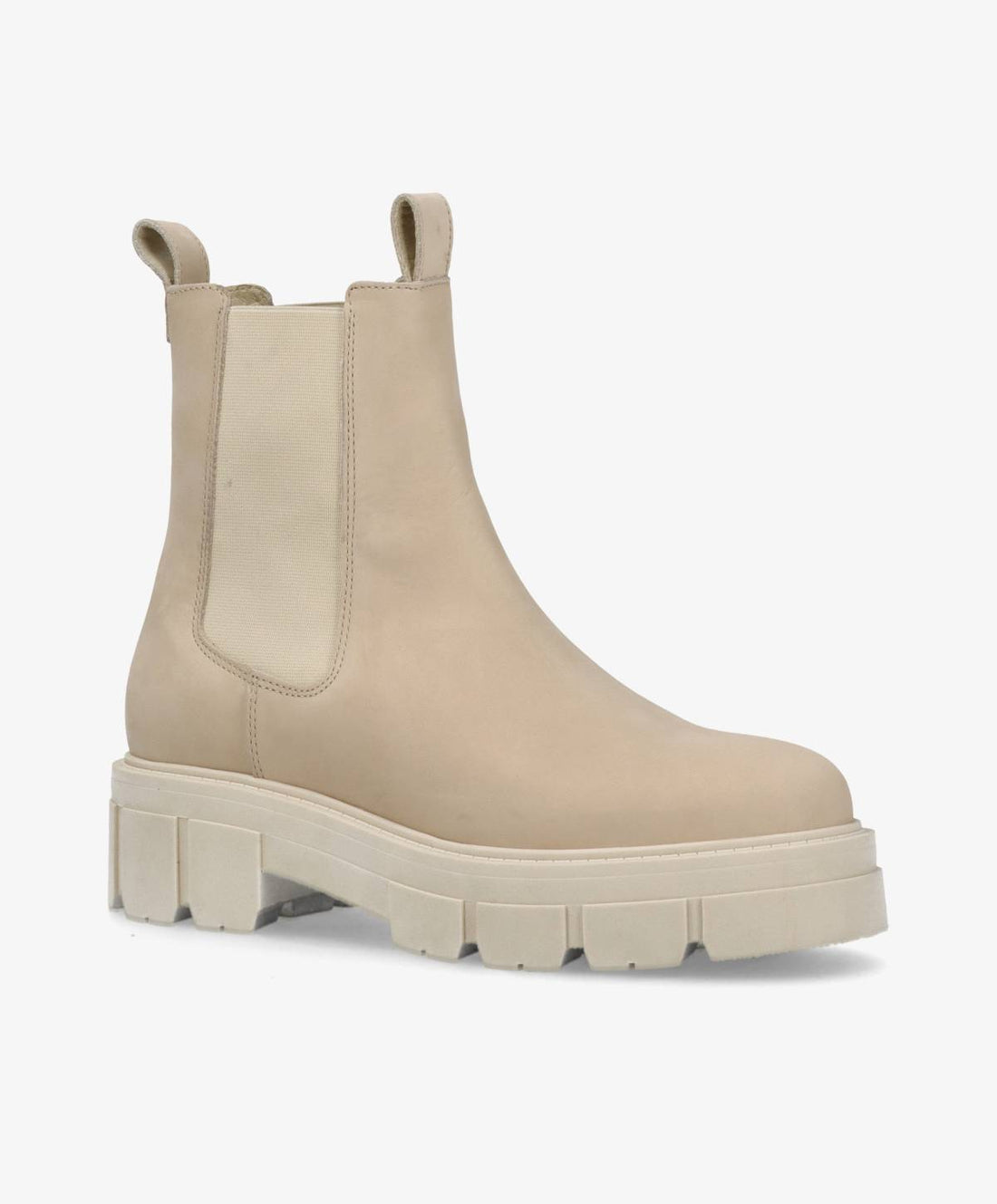 VALLORA SEA N - Creme nubuck læder - Chelsea støvle Dame