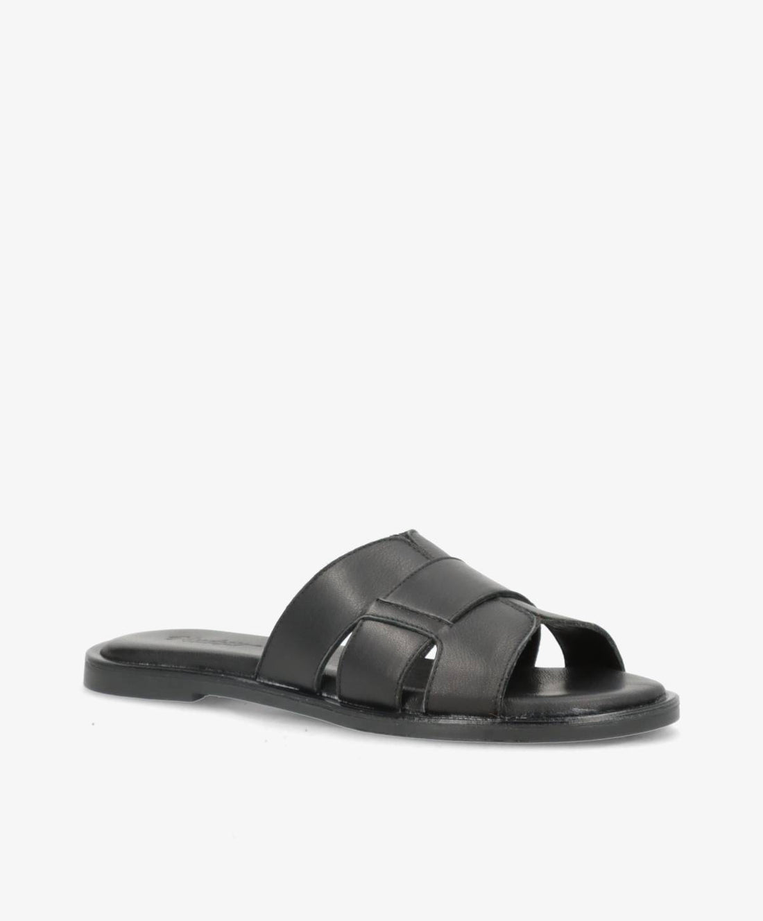 BALOU - Sort læder - Sliders Dame