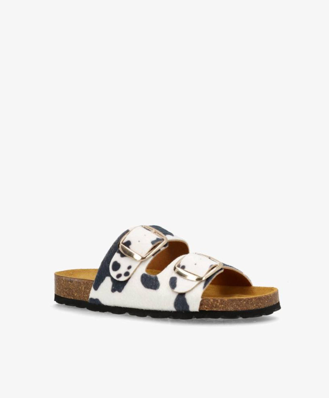 TORPINA Ha - Sort koprint ruskind - Slip-ons Dame