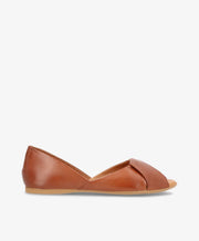 VIVA - Mellembrun læder - Ballerina Dame